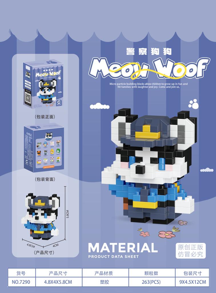 Animals Adults Cat Particle Micro Building Blocks Dog Bricks Construction Set Toys For Children Girl 6 Year Old Games Child Gift