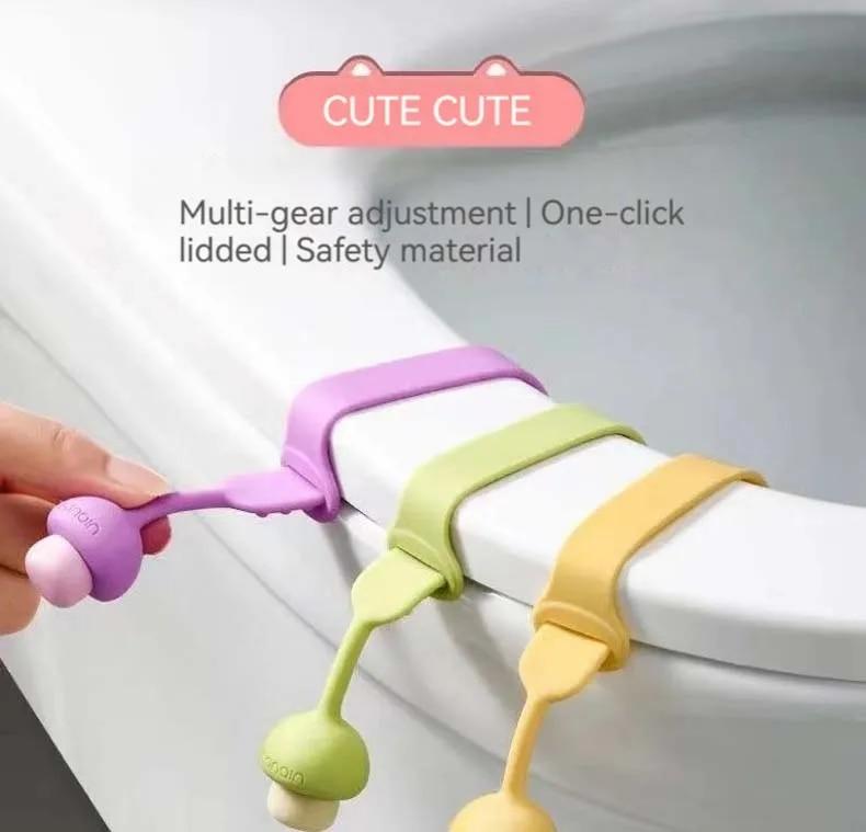 Toilettendeckelöffner Toilettendeckelgriff Verhindert schmutzige Hände Toilettenteile SilikonToilettendeckelöffner Badezimmerzubehör