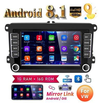 7'' Inch Car Radio 2 Din HD Touch Screen Screen Panel Navigation Car Stereo Radio Car MP5 Player WiFi Bluetooth USB Autoradio for Volkswage
