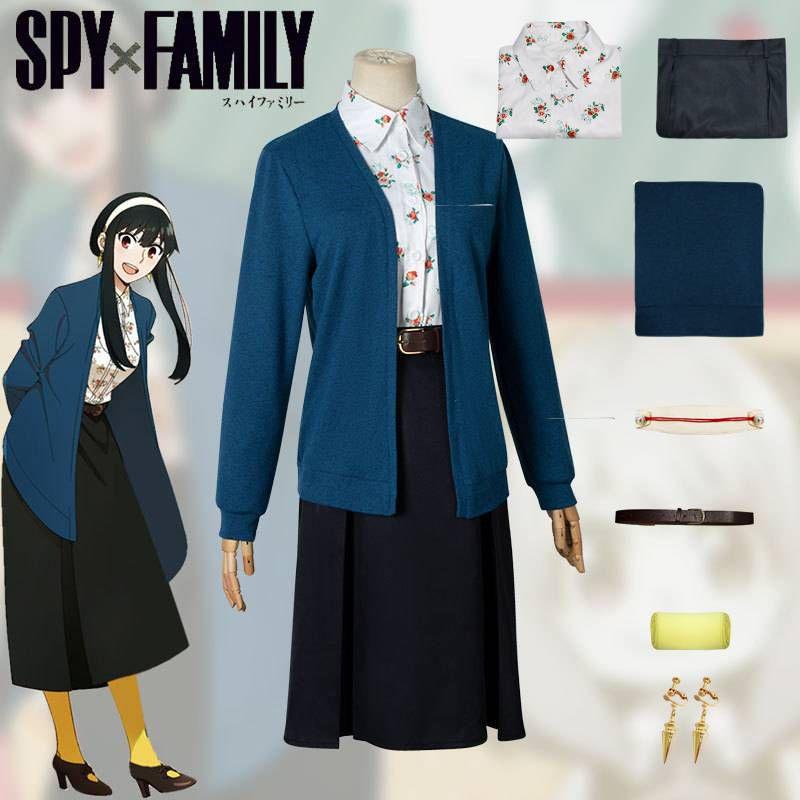 

Spy×family Йор Форджер Повседневное платье Литература Женский Косплей Набор Вечеринка Рождество XXL