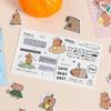 Capybara Paradise Cartoon Sticker Pack: Cute Journaling Stickers for Kids and Girls