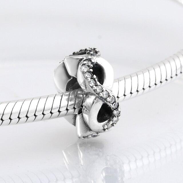 Perles fines en argent sterling 925 de forme ronde La famille est là où l'amour grandit Perles fines à faire soi-même adaptées aux bracelets à breloques originaux Fabrication de bijoux