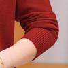 Pastel Women's Floral Embroidered Rhinestone V-Neck Knit Sweater