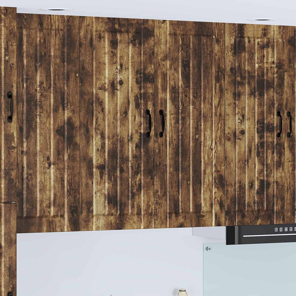 Wall Cabinet LUCCA Smoked Oak 80 x 31 x 100 cm