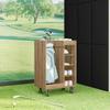 Golf Cabinet with Wheels Uni Artisan Oak 65 x 45 x 98 cm