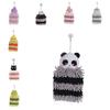 Cartoon Animal Square Chenille Hand Towel With Absorbent Polyester For Kitchen Use
