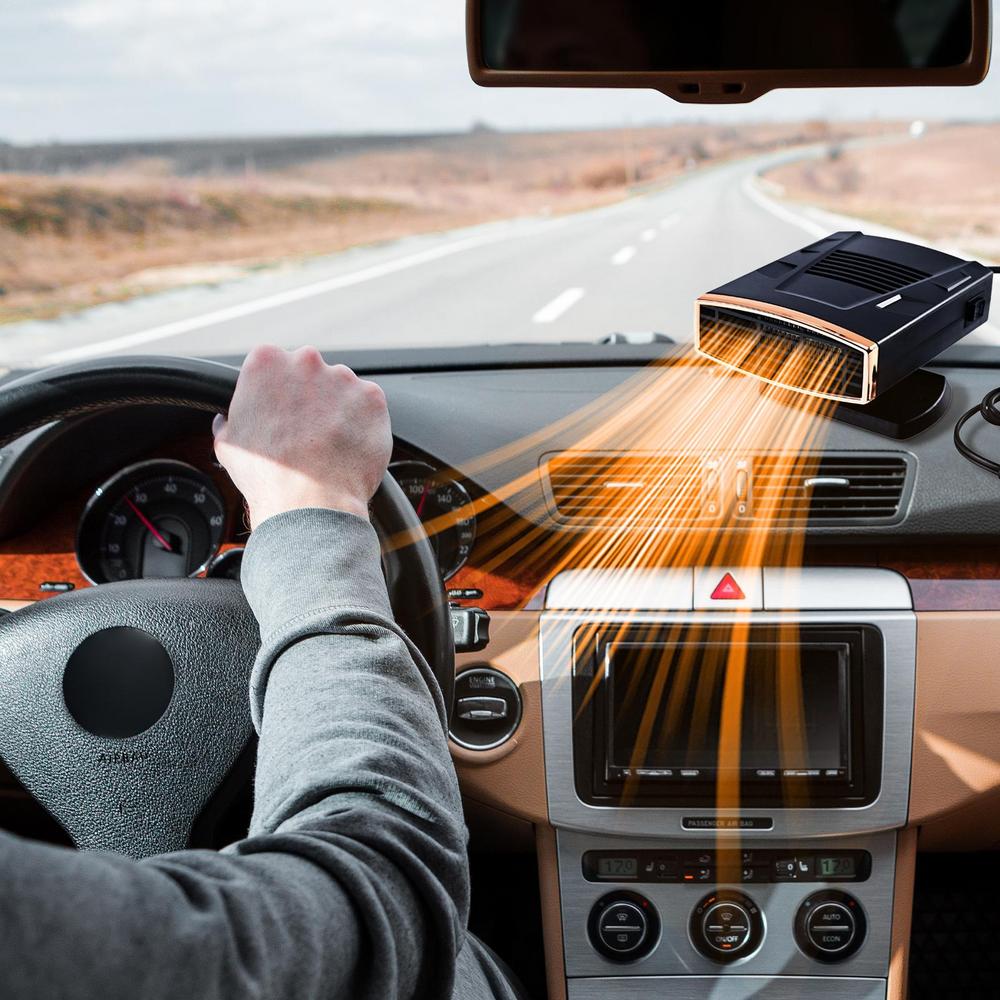 Portable Heater For Car 12V Portable Car Heater Fan Car Defroster Windshield Heater Windshield Defogger Auto Dryer For Family