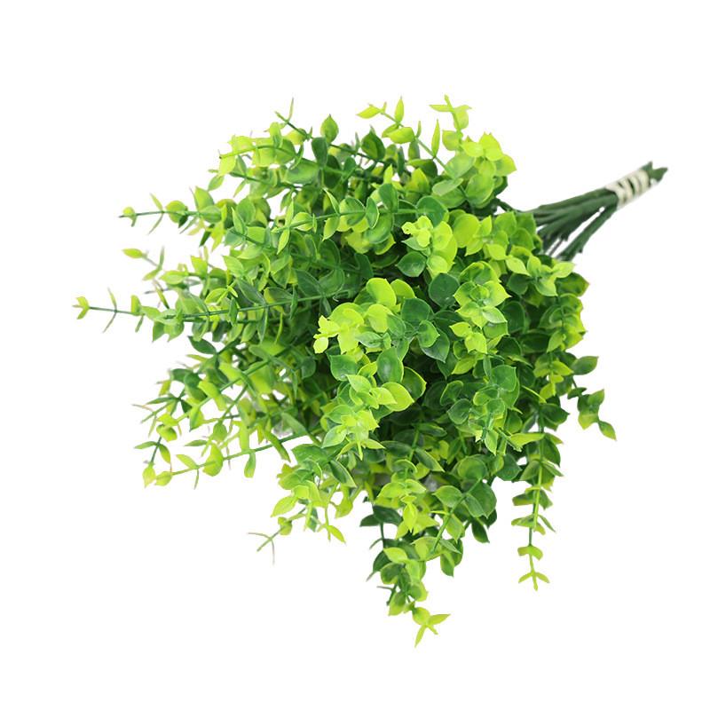 Globulus Eucalyptus Plastic Green Plant Bouquet For Hotel Decor Interior