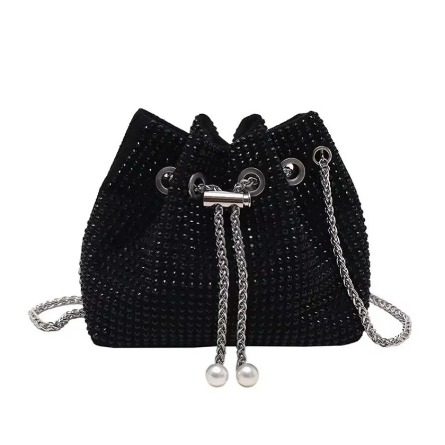 1 Pcs Shoulder Underarm Bag Korean Version Portable Women's Bag Trendy Sequin Decorated Bucket Bag Fashionable Single 2026