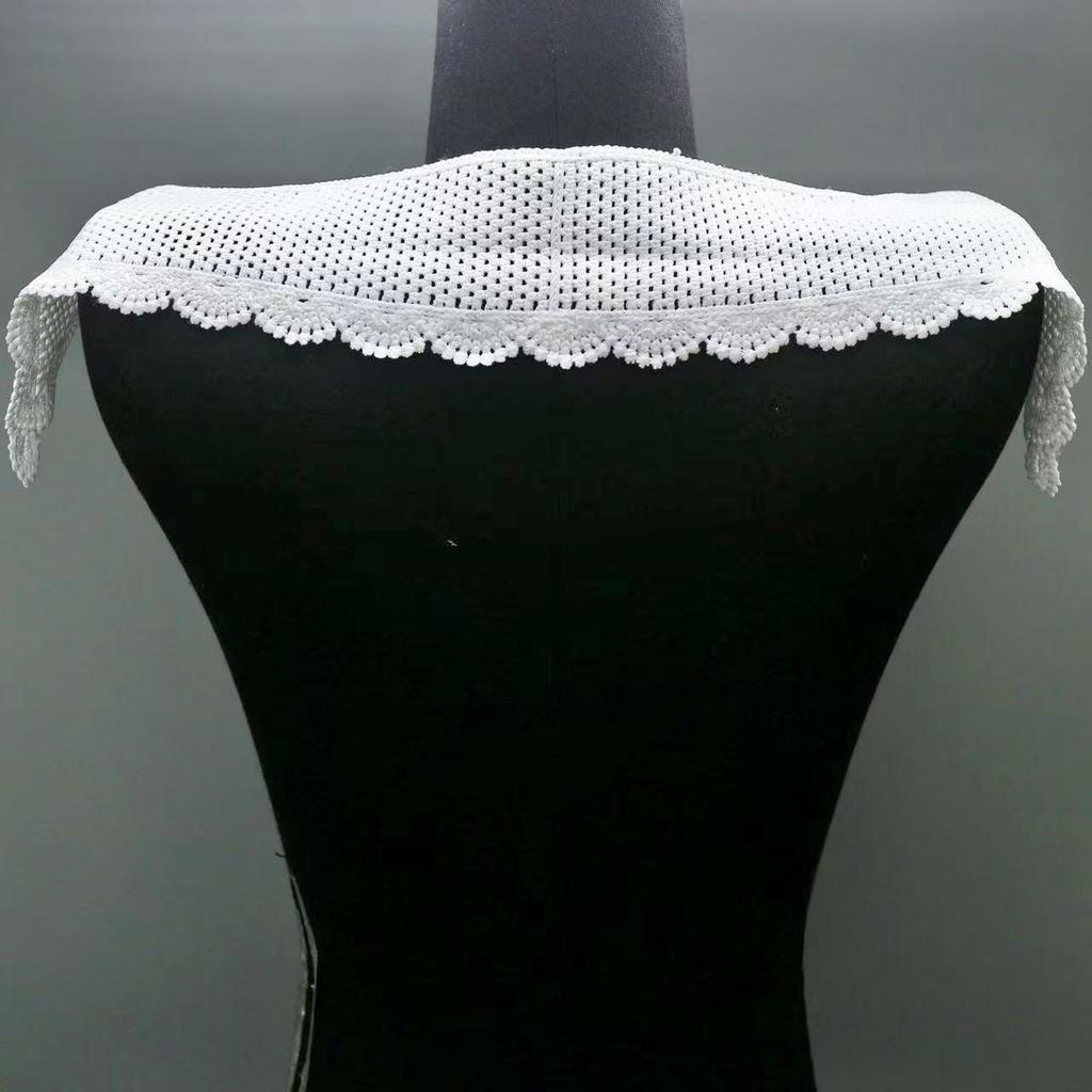 Milk Silk Collar Water-Soluble Lace, Corsage False Collar Lace Embroidery Women'S Clothing Accessories