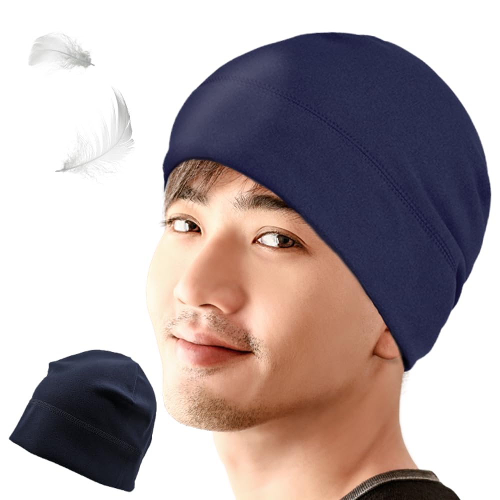 

eggpass Inner Cold Cycling Helmet Knit Cold Weather Knit Beanie for and Skiing Cap, Thin, Weather, Cap, Inner, Hat, Unisex, Anti-Static, Bicycles,