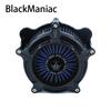 RSD Turbine Air Cleaner Matte Black Intake Filter For Harley Sportster XL 883 Dyna V-Rod Softail Fat Boy Touring Ultra FLHR FLHX