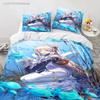 Game Genshin Impact Bedding Set 3D Printed Suitable For Bedroom Duvet Cover Set With Pillowcases Kids Home Textile