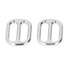 10PCS Flat Shape Metal Slide Buckle Zinc Alloy Belt Slide Buckle  Clothing Accessories