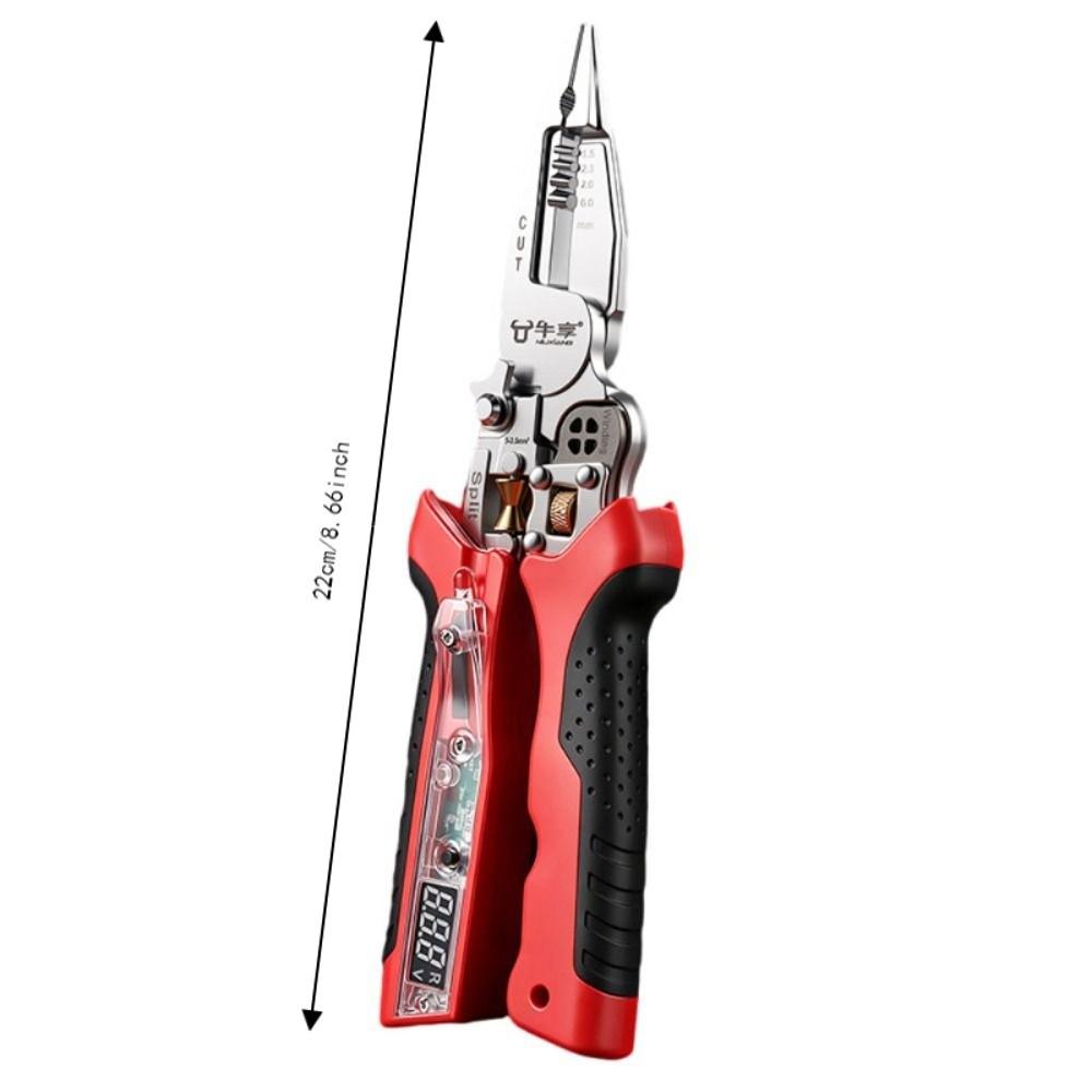 Digital LED Display Wire Stripper Pliers Rechargeable Cable Stripping Pliers Cable Maintenance