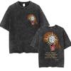 Game Clair Obscur 33 Vintage Washed T Shirts Men's Women Casual High Quality Oversized Cotton T-shirt Fans