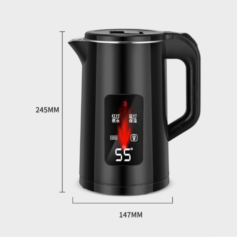 1500W High Power Household Electric Kettle Fully Automatic Water Boiler 3L Large Capacity Instant Heating Water Pot