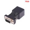 1PC DB9 RS232 Male/Female To RJ45 Female Adapter COM Port to LAN Ethernet Port Converter