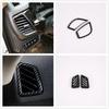 For Kia Seltos    ABS Carbon Fiber Front Center Console Air Condition Vent Outlet Cover Trim Car Styling Accessories