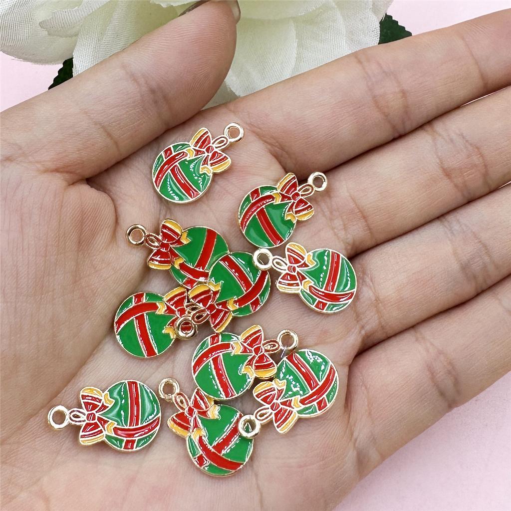 10 sztuk DIY Akcesoria Dekoracja Naszyjnik Kolczyki Biżuteria Makings Ręcznie Wisiorek Koraliki Boże Narodzenie Materiały Stopowe