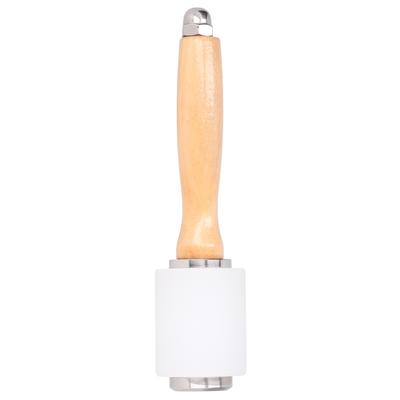 Leather Carving Hammer Nylon DIY Hand Made Leathercraft Mallet Wooden Handle Stamping Tool(Primary Color Handle Single
