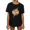 DC Comics Girls Justice League Movie Flash Emblem Cotton T-Shirt