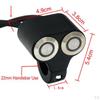 Alloy 7/8'' Handlebar Refit Waterproof 2 Button Control Blue Indicator Switch