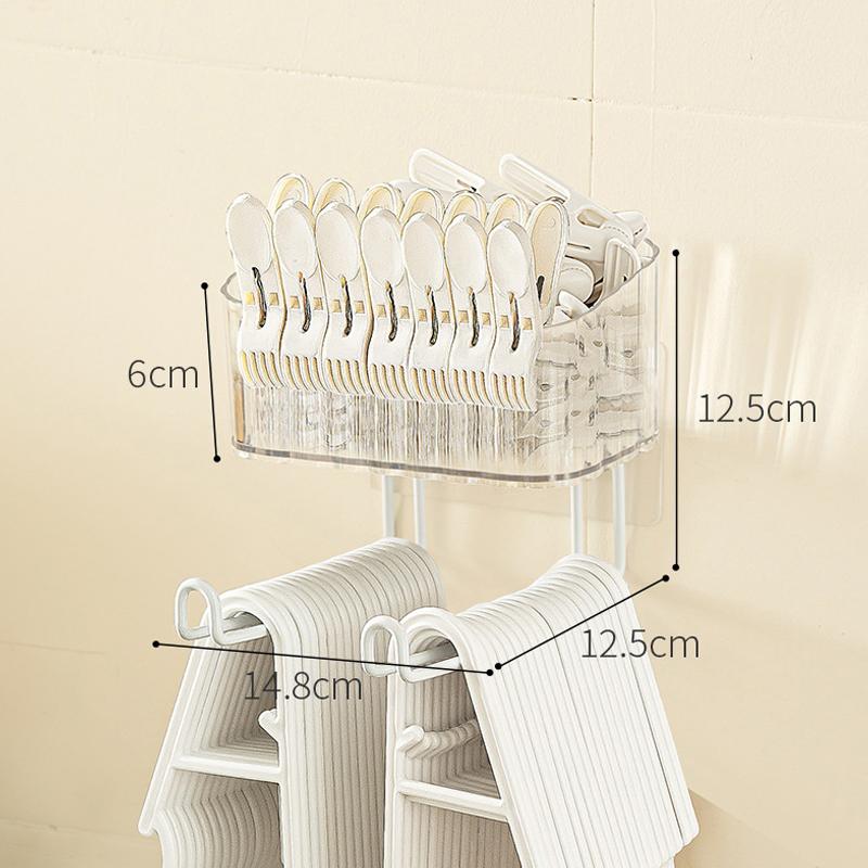 

Бокс для хранения вешалок-маек, стойка-держатель для вешалок для взрослой или детской одежды