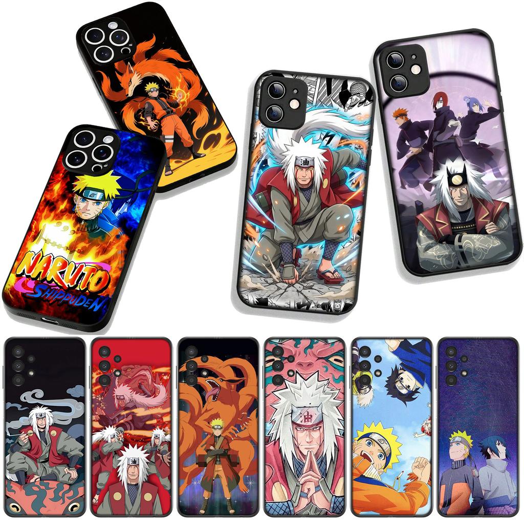 Jiraiya Narutos Uchiha Sasuke Cover Telefoonhoesje voor Apple iPhone 16 15 14 Plus 13 12 Mini 17 Pro Max + ProMax 16E Air
