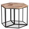 VidaXL Table basse Bois de manguier massif 56x48x40 cm