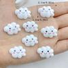 12 Stück Cartoon Harz Niedliche Wolken Serie Flacher Boden Scrapbooking DIY Schmuck Haarspangen Handyhülle Ornament Zubehör