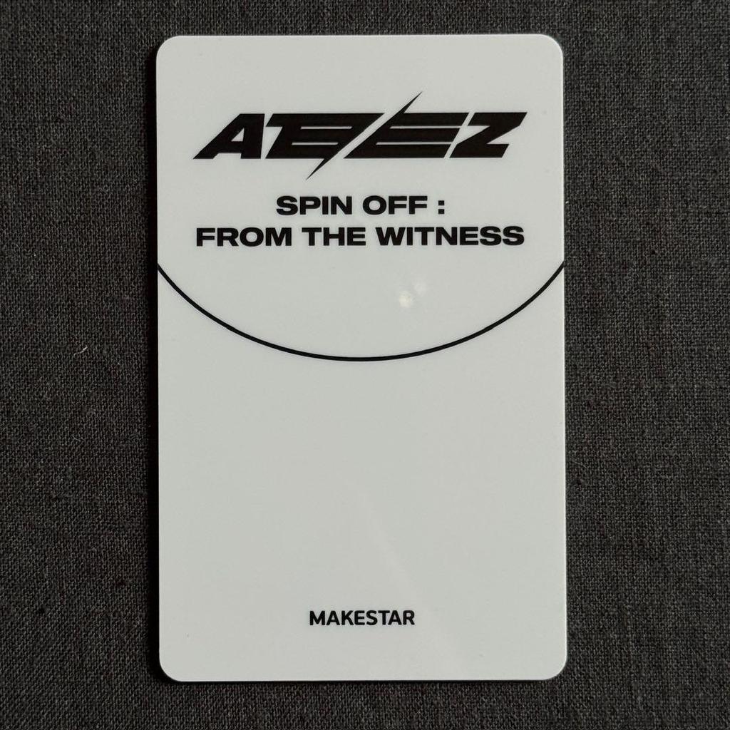 [USED] ATEEZ Unit Trading Card Makestar Wooyoung Jongho
