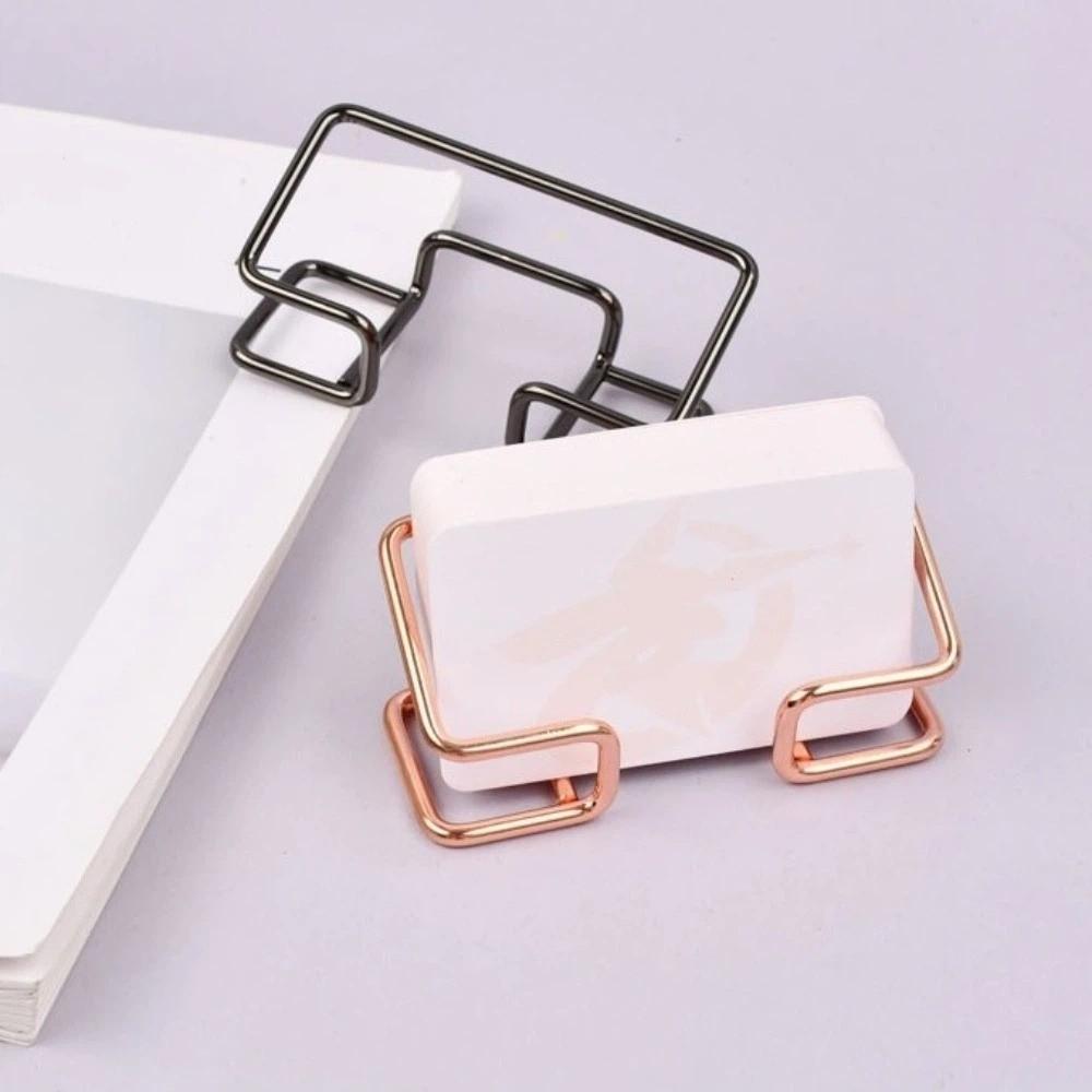 Metal Card Display Holder Modern Style Card Organizer Memo Counter Card Display Stand  Office Desk