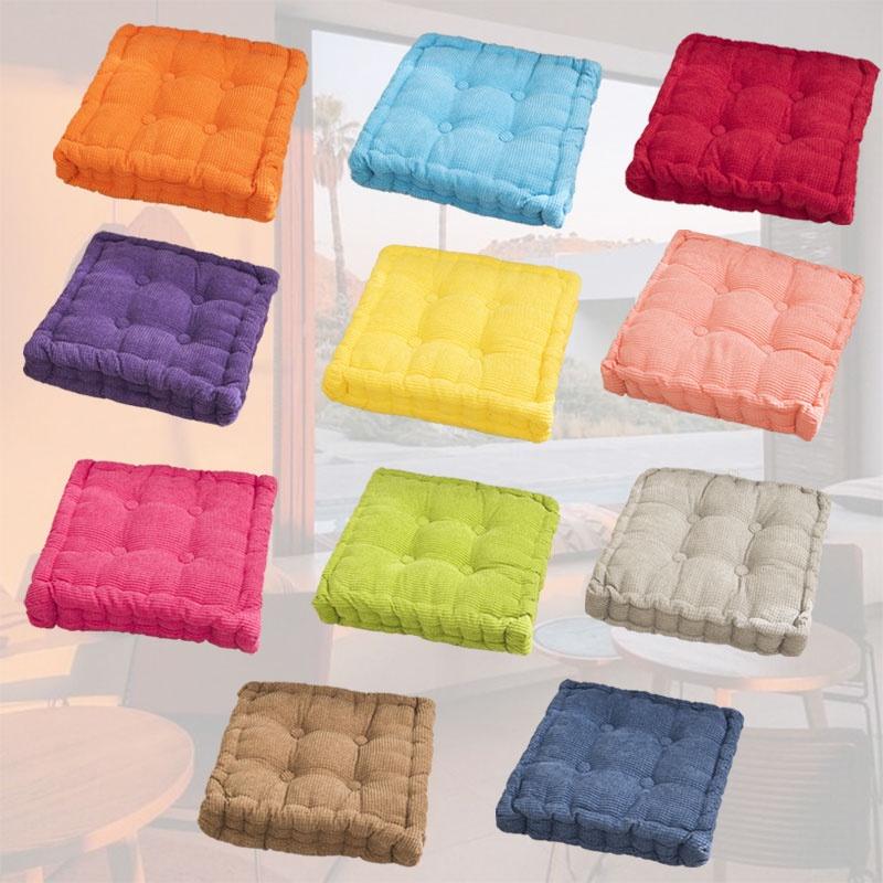 Sofa Seat Nonpilling Cushion Soft Seating Washer Square Nonfading Polyester