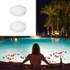 2Pcs Floating Candle for Centerpieces White Unscented Wax Discs Tealights Decor