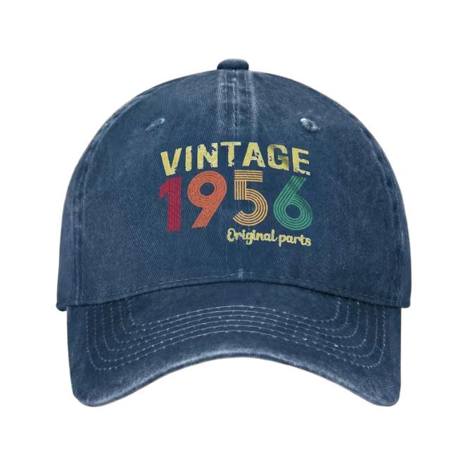 Vintage 1976-1996 Bedrukte Gewassen Katoenen Baseballpet