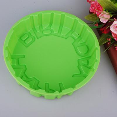 Happy Birthday DIY Cake Mold Simple Operate Silicone Baking Mold Kitchen Tools