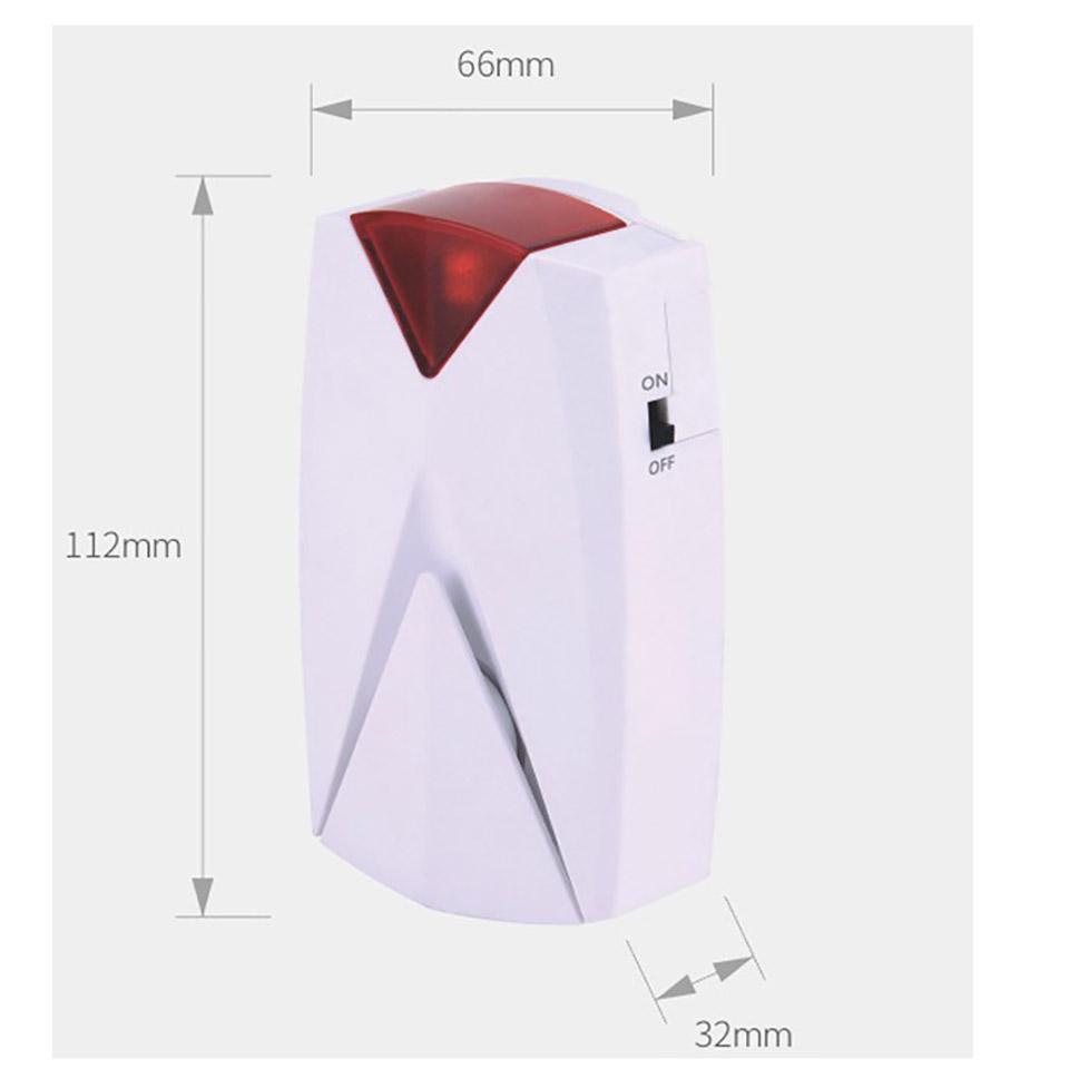 Topvico Bezdrátový detektor vypnutí / zapnutí napájení AC 220V Alarm výpadku / zkratu Testovací senzor Domácí alarm rozvodny