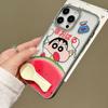 Cartoon Xiaoxin Mobile Phone Stand Table Suitable for Apple 16promax Mobile Phone Case IPhone 15 Protective Case 14