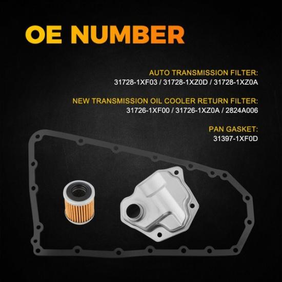 Transmission Filter & Gasket Oil & Cooler Filter For Mitsubishi Lancer 2008-2015