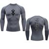 Gym Compression T-shirts Spring Summer Men's Sports Tops Bodybuilding Fitness Quick-drying Compression Tight T-shirt S-3XL