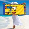 Ultra Soft Beach Towel with Maisy Mouse Theme,Ideal for Pool,Camping, Diving,Perfect Travel Essential, Vibrant Beach Towel.