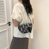 Spring/Summer New American Retro Saddle Bag Crossbody Bag Chest Bag Unisex Denim Fabric Sports