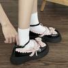 Spring Japanese jk cute bow big head shoes new soft sister college style Mary Jane small leather shoes women's shoes