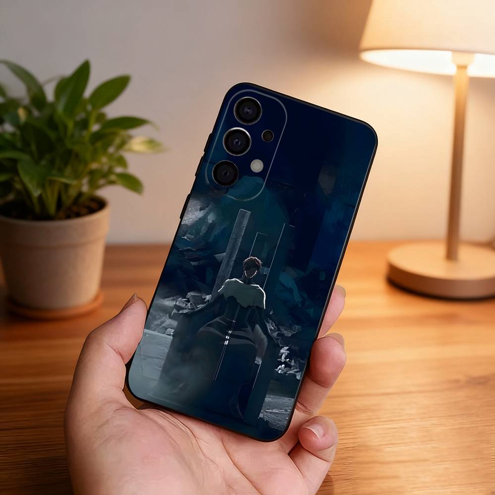 Hot A-Aizen S-Sousuke Anime Phone Case For Samsung S25,S24,S21,S22,S23,S30,Ultra,S20,Plus,Fe,Lite,5G Black Cover