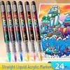 Waterproof White Acrylic Marker, Stackable, Odorless, Quick-Drying, Soft Tip