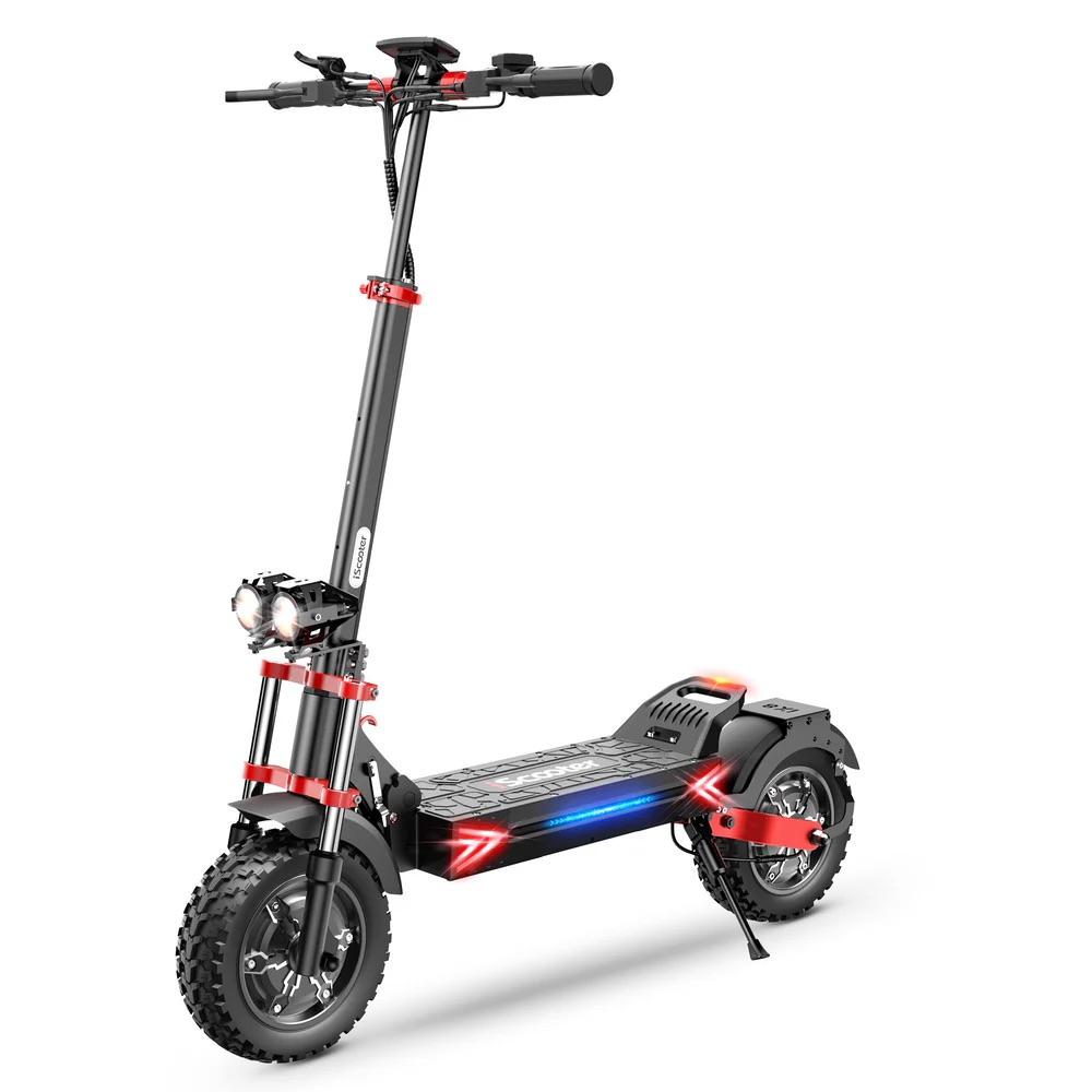 iScooter IX8 Electric Scooter 48V 20Ah Battery, 2*1200W Motor, 70KM Range, 12 Inch Tires, Off-Road E-Scooter