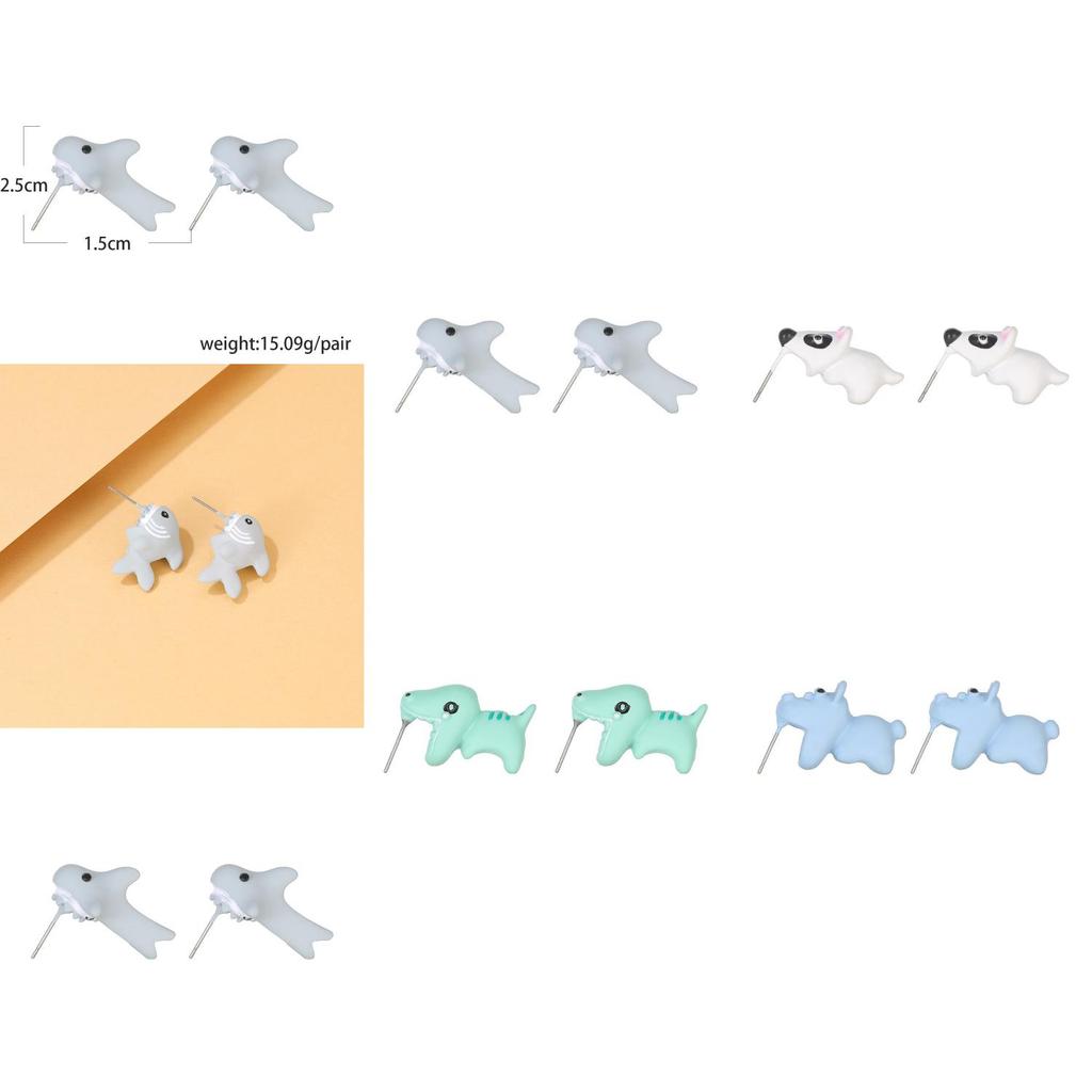 Fashionable Alloy Animal Earrings Creative And Trendy Street Style Jewelry
