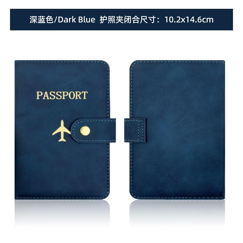 1Pc ID Card Holder Travel Passport Cover Leather Multiple Card Slots Passport Holder Unisex Travel Organizer