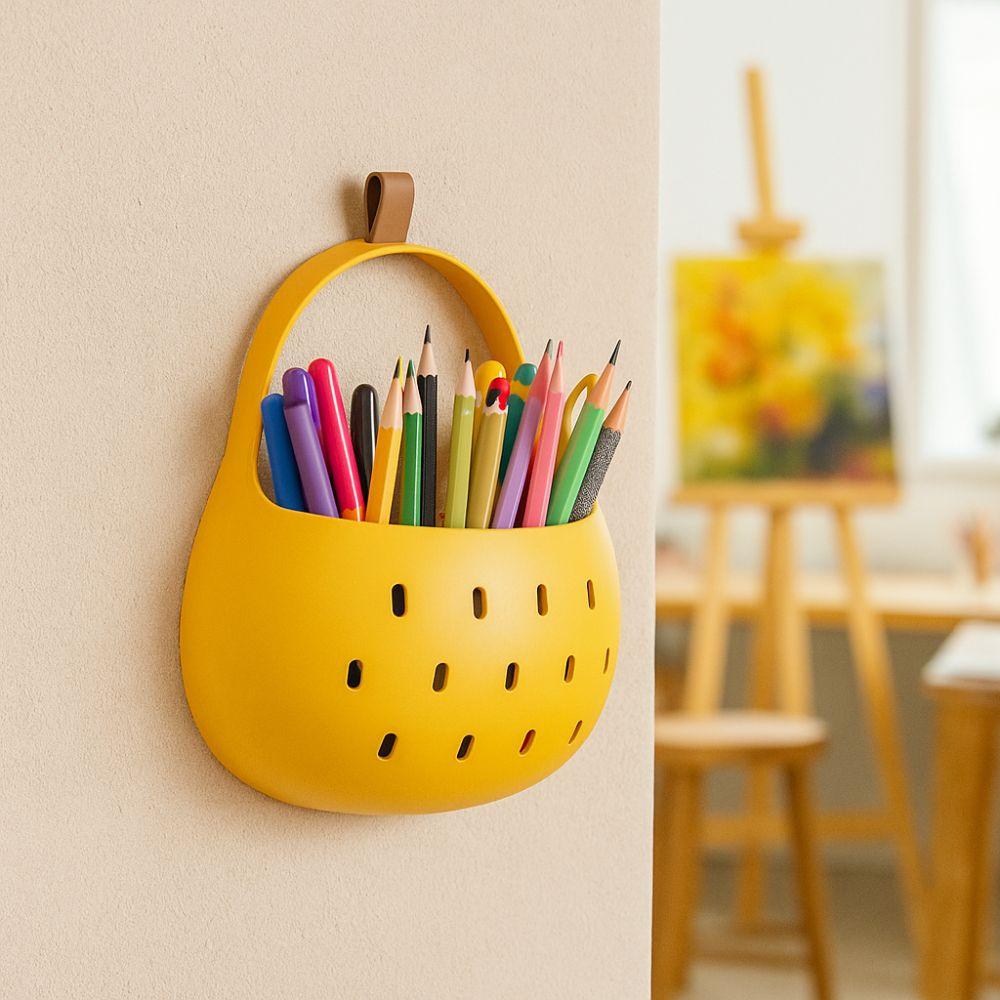 Magnetic Kitchen Tableware Drainer Hollow Out Pen Holder Chopsticks Storage Basket  Restaurant